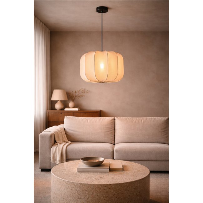 Pendant lamp Roya Grey M, H28-120cm, D40cm, E27 40W(MAX)