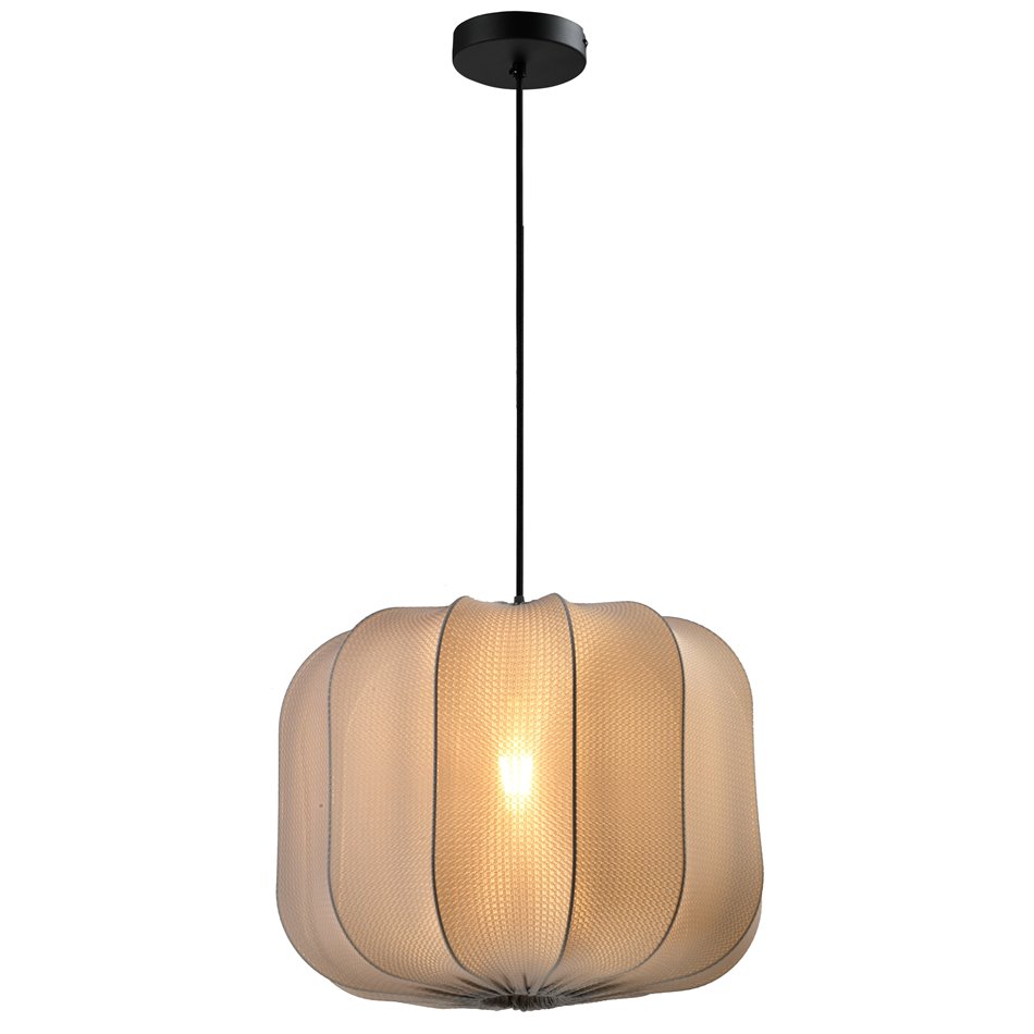 Pendant lamp Roya Grey M, H28-120cm, D40cm, E27 40W(MAX)