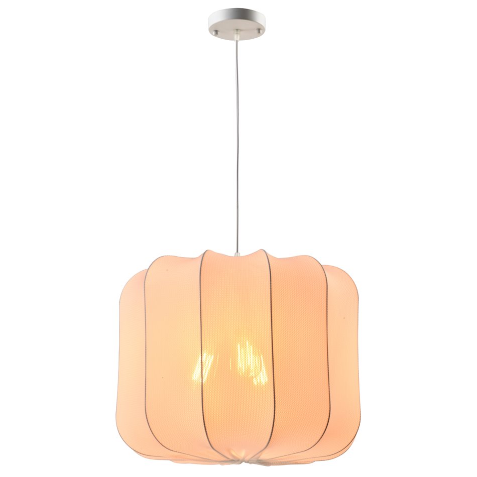 Pendant lamp Roya White L, H37-120cm, D50cm, E27x3 40W(MAX)
