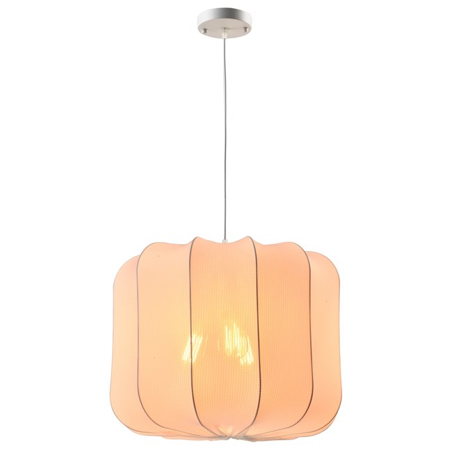 Pendant lamp Roya White L, H37-120cm, D50cm, E27x3 40W(MAX)