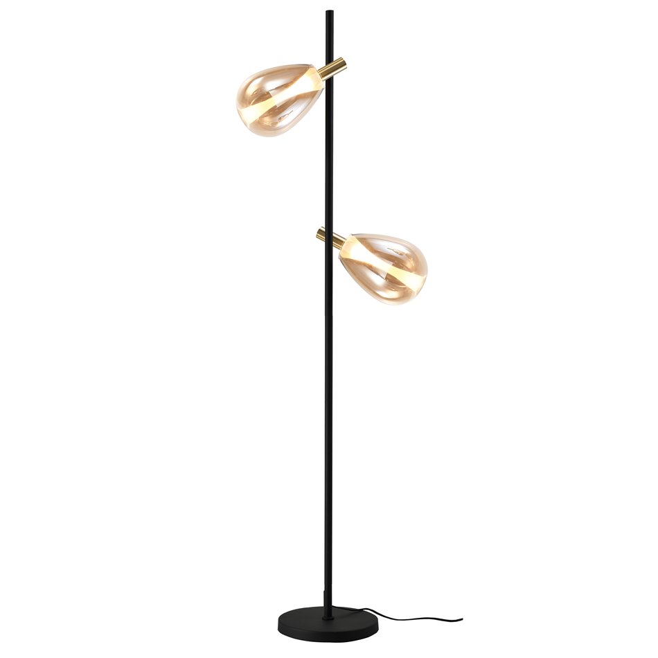 Торшер Rigonda amber, H155x40x25cm, LED 10.8W, 3000K, 1450lm