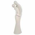 Deco figurine Pair in love, cream color, ceramic, H46x14x11cm