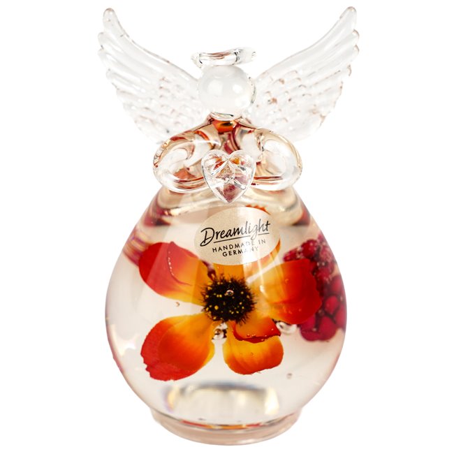 Deco figurine Angel Petit Misaki, glass, H10x6.3x6.9cm