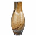 Vase Draga, brown, glass, H40cm, D17cm