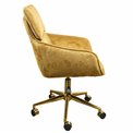 Office chair Sarre 41, yellow/gold color 