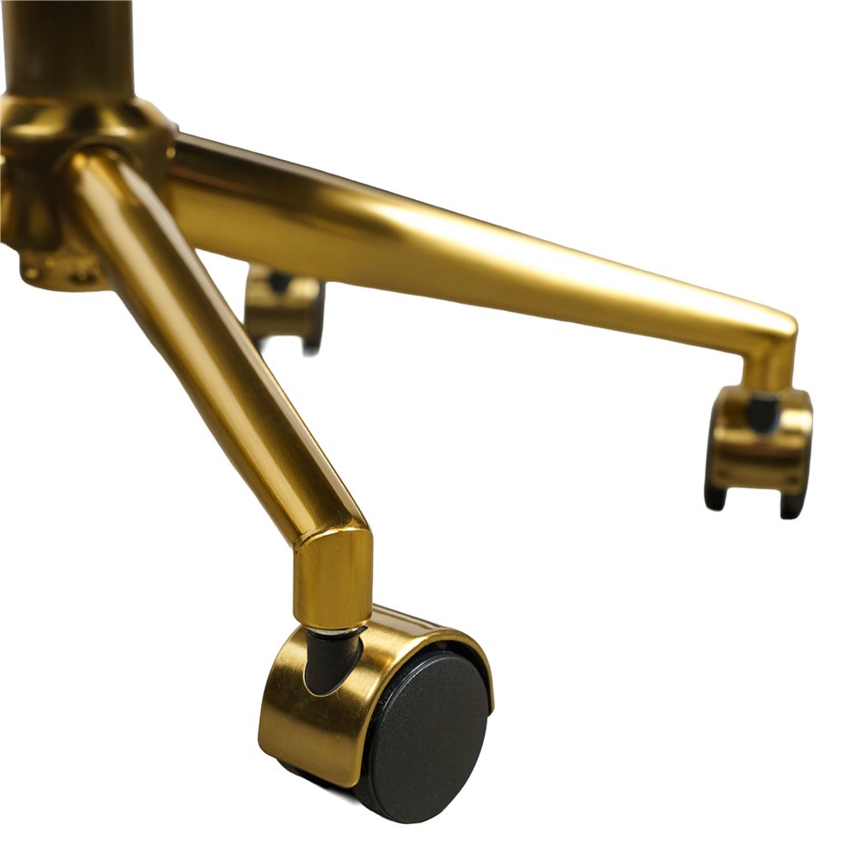 Office chair Sarre 41, yellow/gold color 