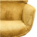 Office chair Sarre 41, yellow/gold color 