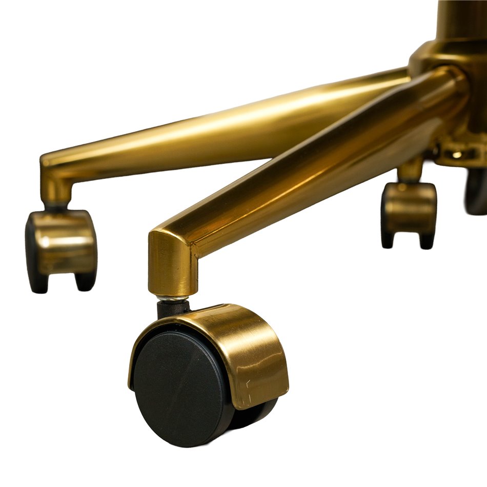 Office chair Sarre 26, beige/gold color