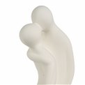 Deco figurine Pair in love, cream color, ceramic, H46x14x11cm