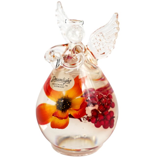 Deco figurine Angel Petit Misaki, glass, H10x6.3x6.9cm