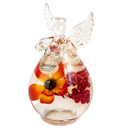 Deco figurine Angel Petit Misaki, glass, H10x6.3x6.9cm