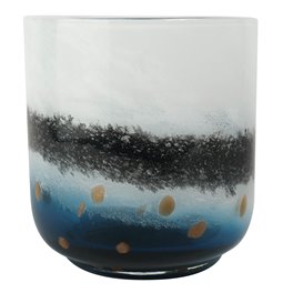 Vase Oceano, glass, H18.5cm, D16cm