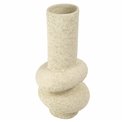 Vase Ring L, beige, ceramics, H40cm, D19cm