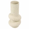 Vase Ring, beige, ceramics, H31cm, D15cm