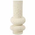 Vase Ring, beige, ceramics, H31cm, D15cm