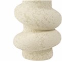 Vase Ring, beige, ceramics, H31cm, D15cm