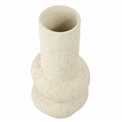 Vase Ring, beige, ceramics, H31cm, D15cm