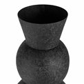 Ваза Rotonda, черный, металл, H76cm, D20cm