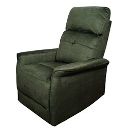 Electric recliner Obenberg 11, dark green, H85-105x95-170x79cm, seat height 42.5-57cm