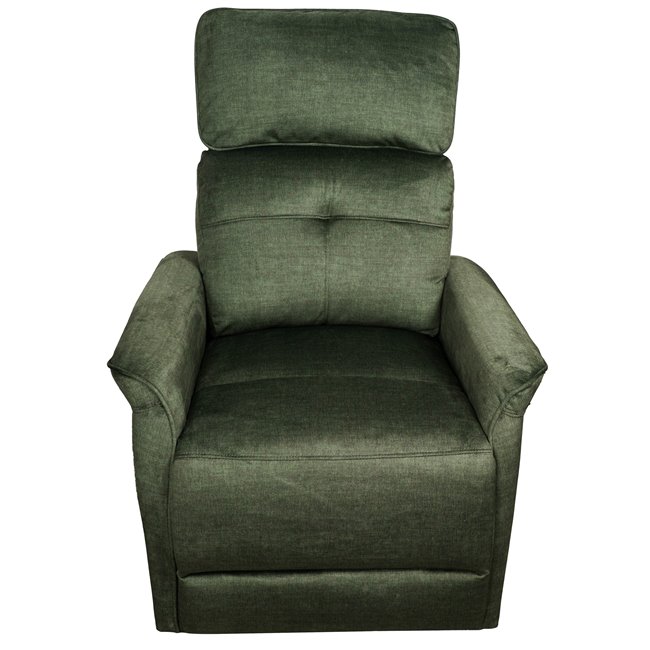 Electric recliner Obenberg 11, dark green, H85-105x95-170x79cm, seat height 42.5-57cm