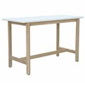 Garden bar table Tallara, acacia wood/terrazzo, 70x160cm H95cm