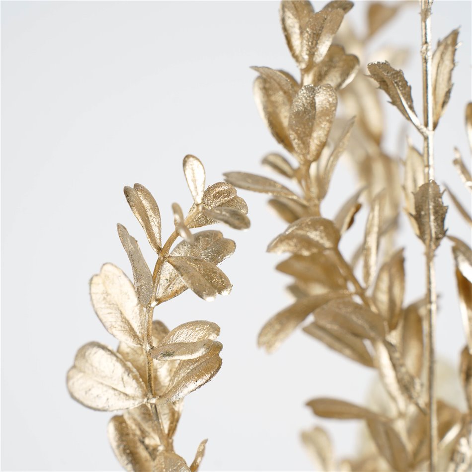 Decorative branch Fortine gold 4A, H81cm
