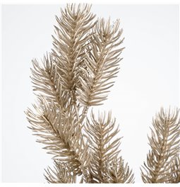 Decorative branch Pines H, champagne color, H60x16cm