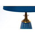 Table lamp golden/blue, E27 x 60W, D33x68cm