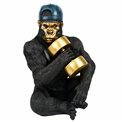 Deco figurine Gorilla, H31x22x21cm