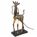 Table lamp Giraffe with lamp, black/gold color, H50x26x13cm, E27 40W(MAX)