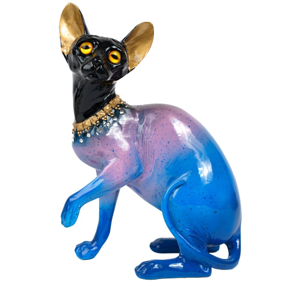 Deco figurine Cat, H26x18x11.5cm