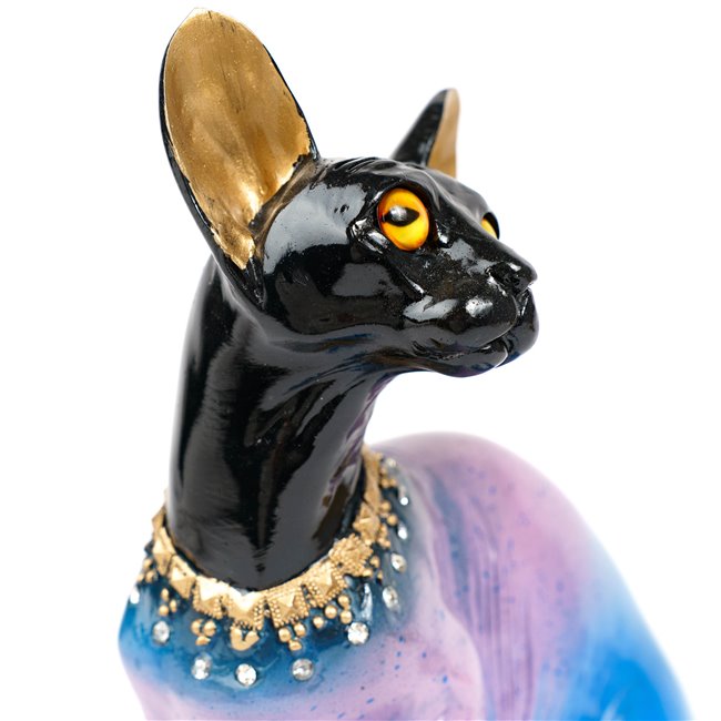 Deco figurine Cat, H26x18x11.5cm