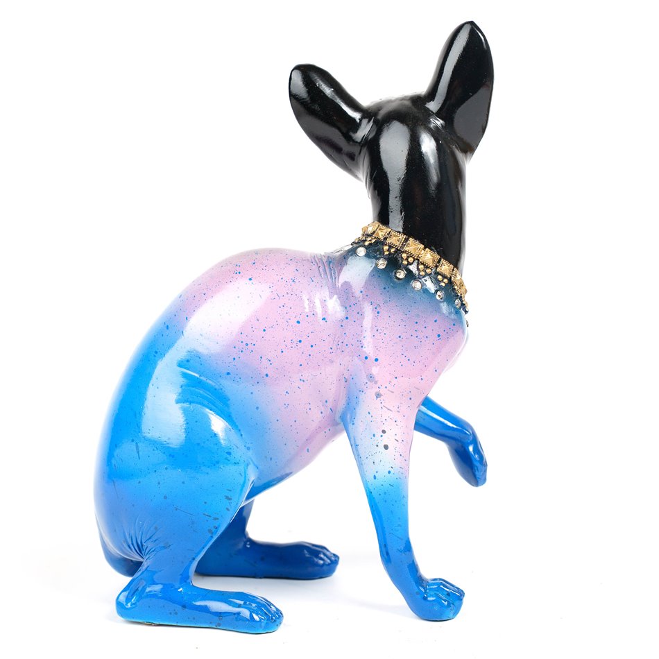 Deco figurine Cat, H26x18x11.5cm