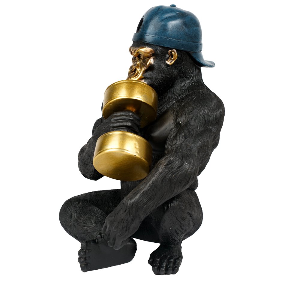 Deco figurine Gorilla, H31x22x21cm