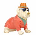 Money box vinyl Bull Terrier, H21x22.5x16cm