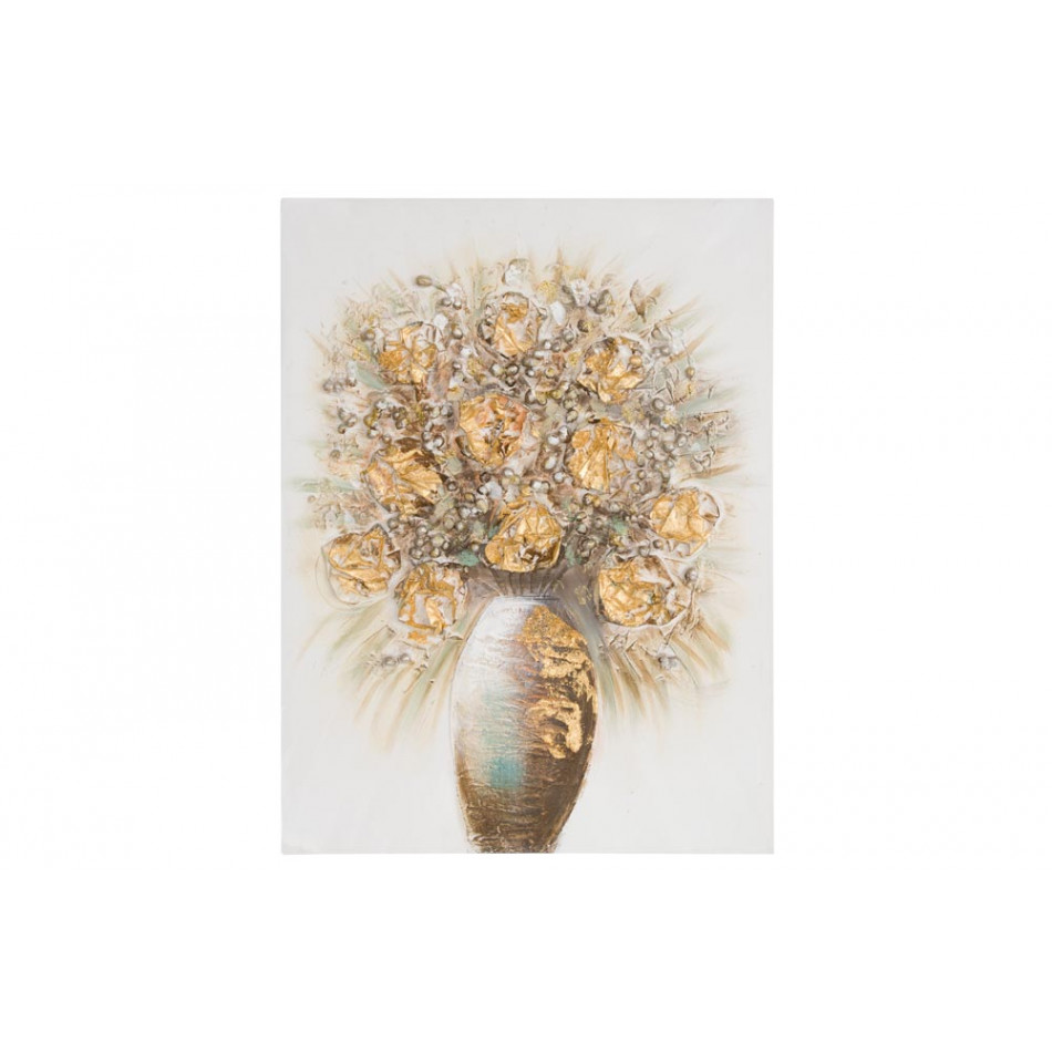 Canvas wall art Flower vase, 60x80cm