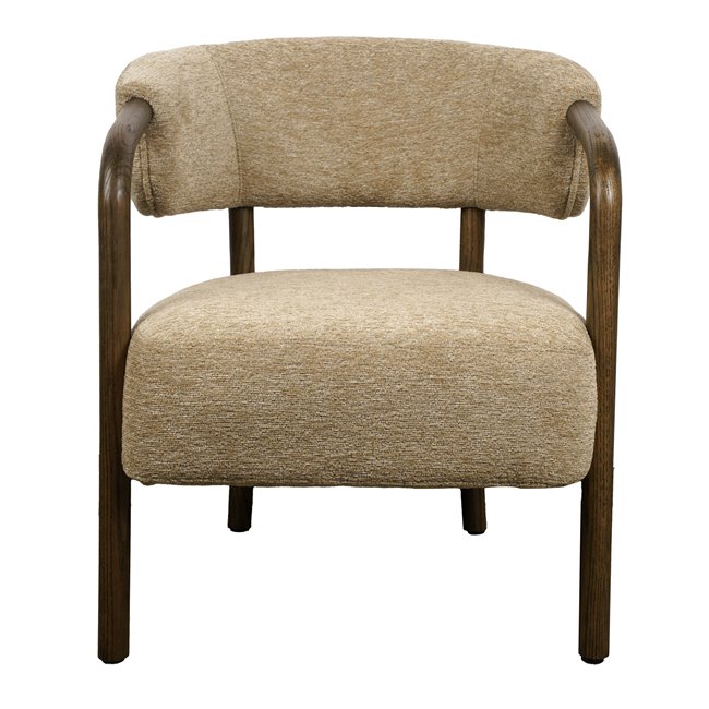 Armchair Sider, brown, H74.5x65x73cm, seat height 50cm