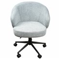Office chair Sahara 93, grey, H76-86x60x61cm, seat height 48-58cm