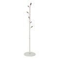 Coat rack Cassie, metal/MDF/pine wood, H175.5x40x40cm