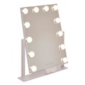 Настольное зеркало Holly, белый, H43x35x7cm, LED 10W, 750lm