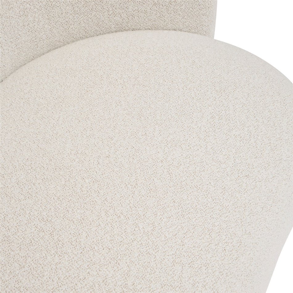 Sofa Nesky, white, double, H72.5x192x99cm, seat height 42cm