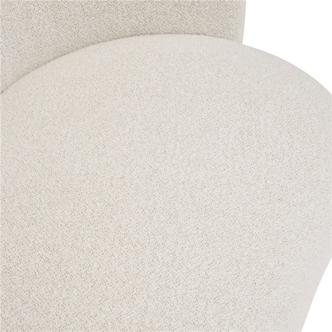 Sofa Nesky, white, double, H72.5x192x99cm, seat height 42cm