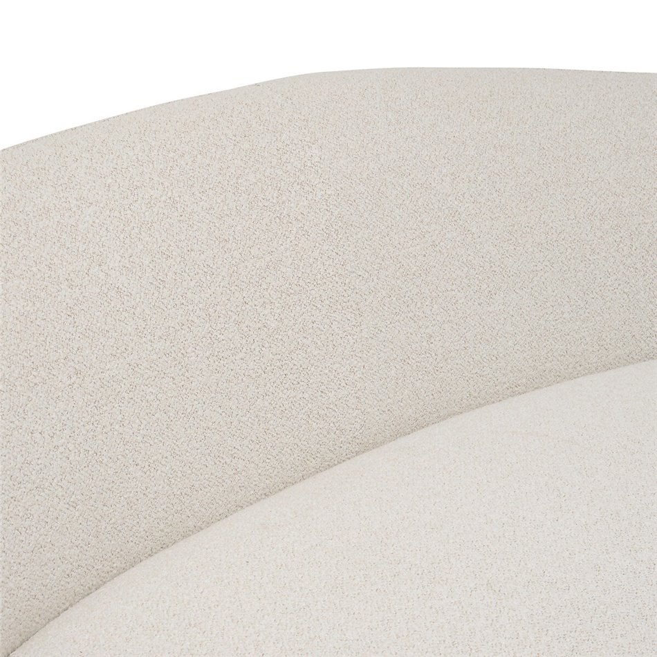 Sofa Nesky, white, double, H72.5x192x99cm, seat height 42cm