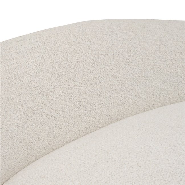 Sofa Nesky, white, double, H72.5x192x99cm, seat height 42cm