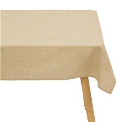 Tablecloth Joy, beige, cotton, 150x250cm