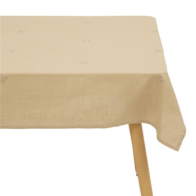 Tablecloth Joy, beige, cotton, 150x250cm