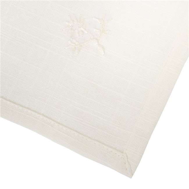 Napkin set Joy, 4 pcs., white, cotton, 40x40cm