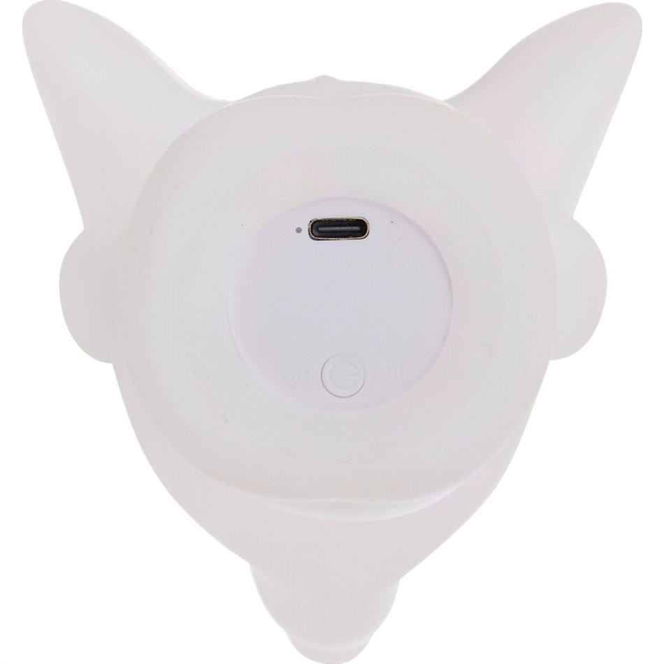 Nightlight Elephant LED, white, rechargable, H14.5x10.5x13cm