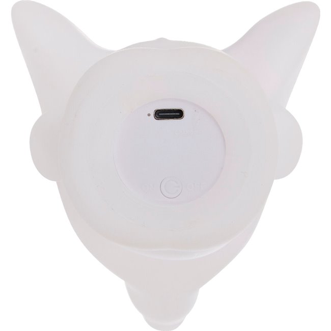 Nightlight Elephant LED, white, rechargable, H14.5x10.5x13cm