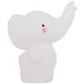 Nightlight Elephant LED, white, rechargable, H14.5x10.5x13cm